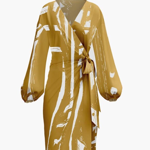 Beautiful and artistic Diarrablu wraparound dress "Lala" - Picture 5 of 9